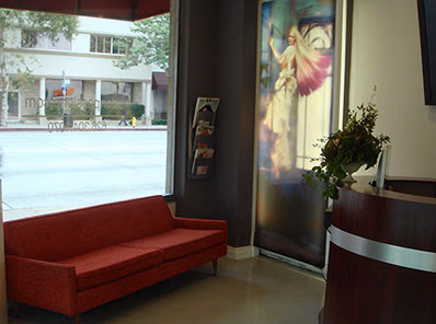 Salon interior detail