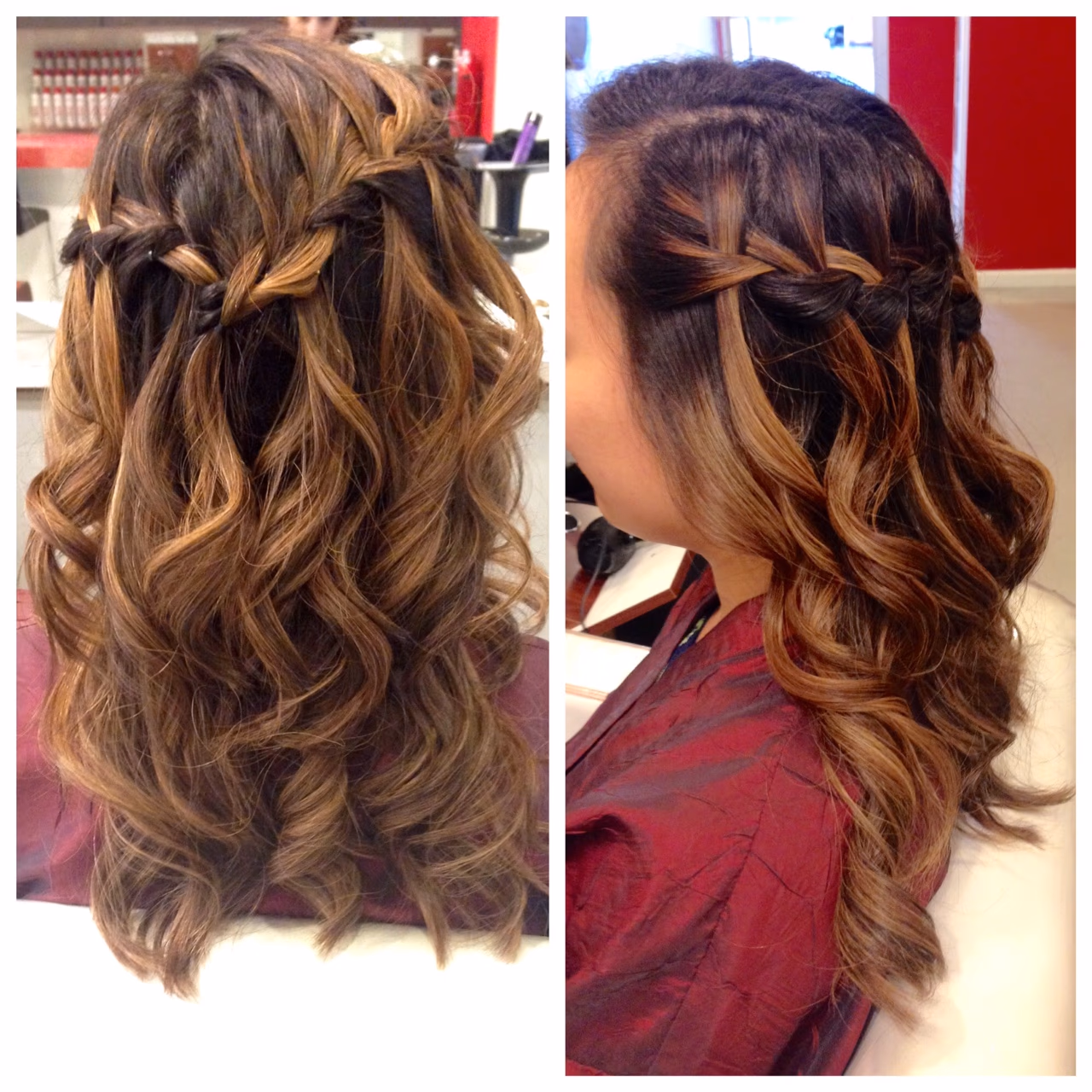 Hair styled at Salon Passione